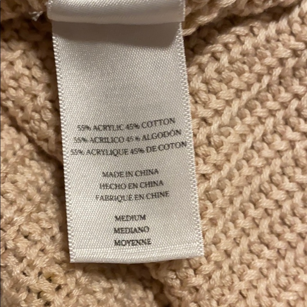 Rails Cold Shoulder Blush Sweater - image 8